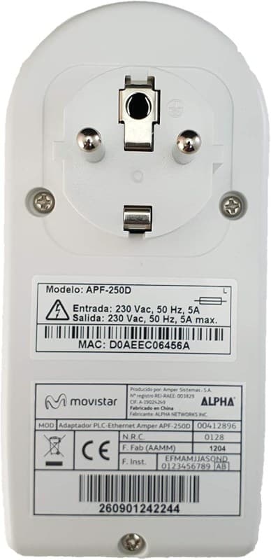 محافظ برق برند Movistar مدل APF-250D — تصویر ۲