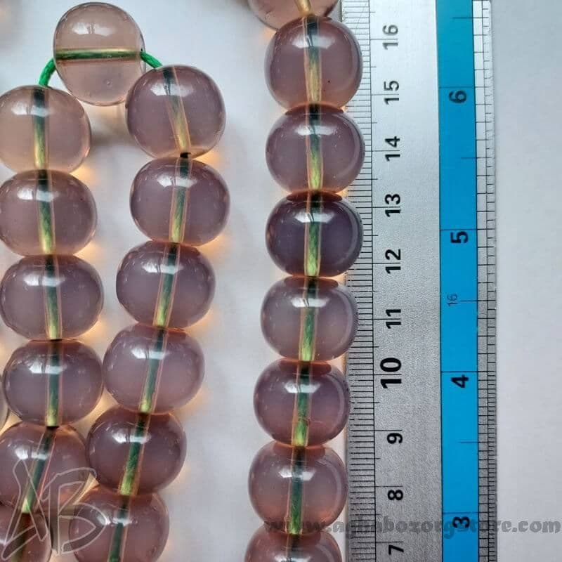 تسبیح سندلوس اصل کلکسیونی بودار 33 دانه اپالین گرد خوشرنگ کد 778 — تصویر ۴