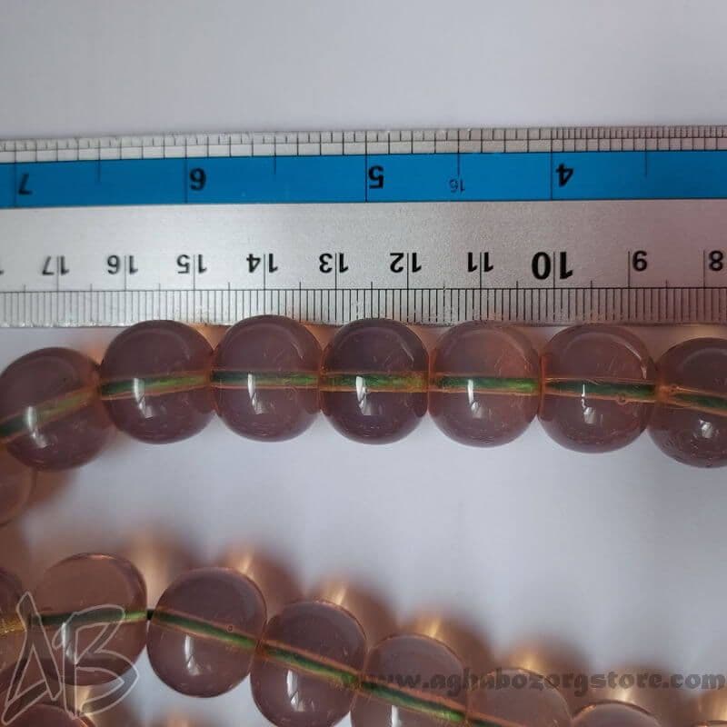 تسبیح سندلوس اصل کلکسیونی بودار 33 دانه اپالین گرد خوشرنگ کد 778 — تصویر ۷