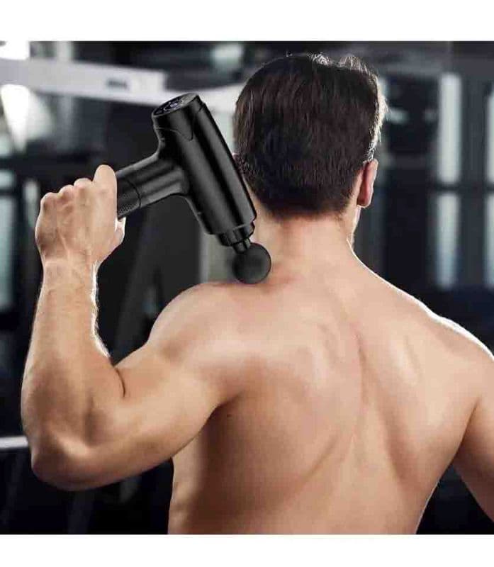 تفنگ ماساژ بافت عمیق ضربه‌ای MASSAGE مدل KZD02 — تصویر ۴