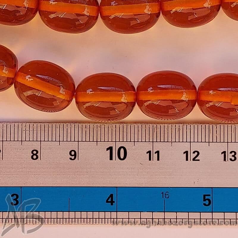 تسبیح سندلوس اصل بودار 33 دانه بیضی درشت کد 757 — تصویر ۶