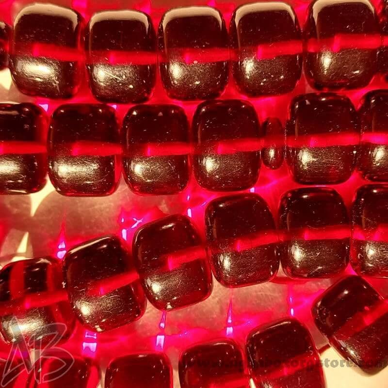 تسبیح سندلوس اصل بودار 35 دانه استوانه‌ای درشت کد 750 — تصویر ۲