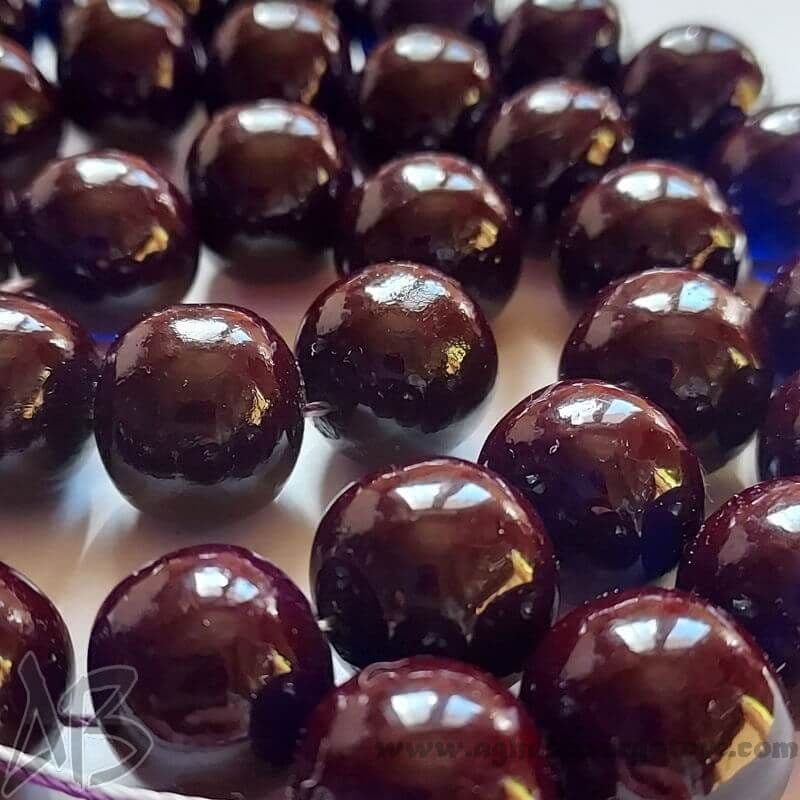 تسبیح سندلوس اصل 33 دانه بودار تراش چرتکهای کد 747 — تصویر ۳