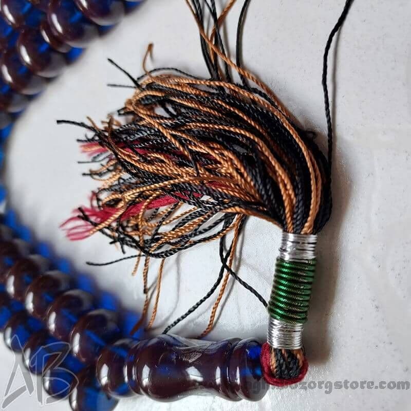 تسبیح سندلوس اصل بودار 43 دانه چرتکه‌ای کد 744 — تصویر ۷
