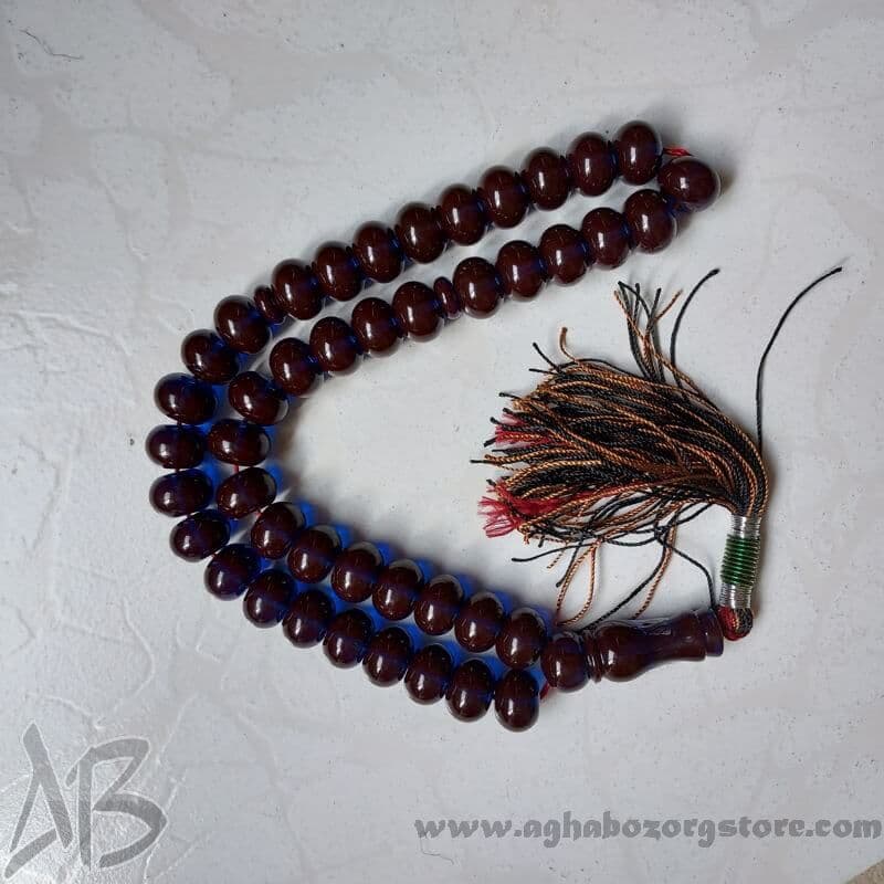 تسبیح سندلوس اصل بودار 43 دانه چرتکه‌ای کد 744 — تصویر ۶