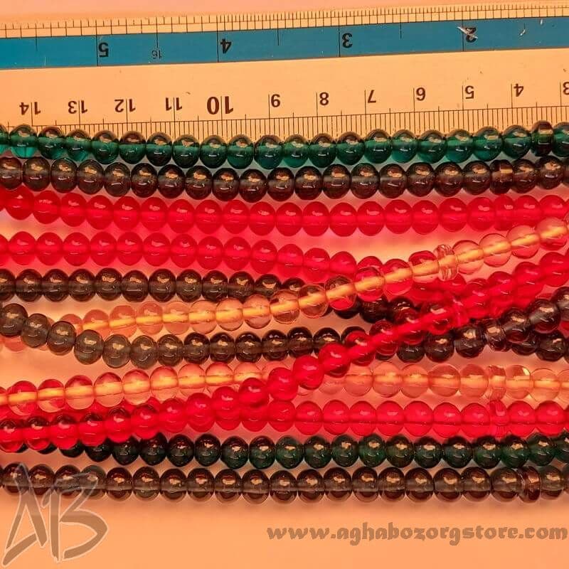 تسبیح سندلوس اصل معطر صد دانه گرد کد 743 — تصویر ۷
