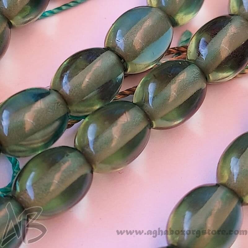 تسبیح سندلوس اصل معطر 98 دانه بیضی کوچک کد 739 — تصویر ۶