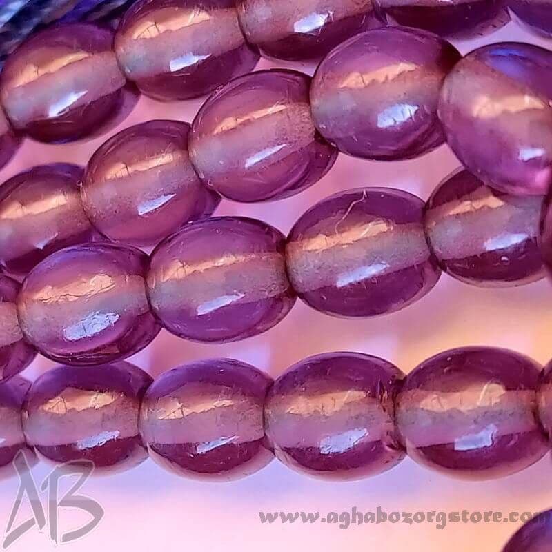تسبیح سندلوس اصل معطر 98 دانه بیضی کوچک کد 738 — تصویر ۲