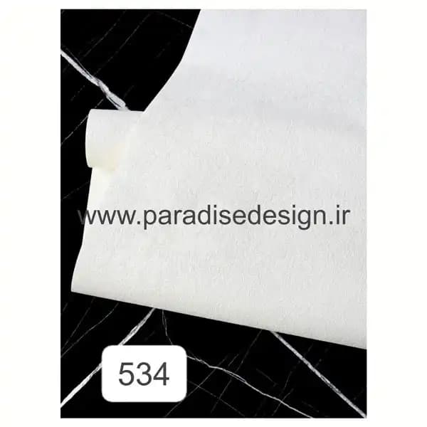 کاغذ دیواری پتینه سفید کد 534