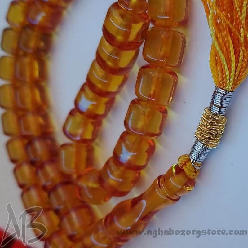 تسبیح سندلوس اصل 47 دانه معطر استوانه‌ای کد 727 — تصویر ۴