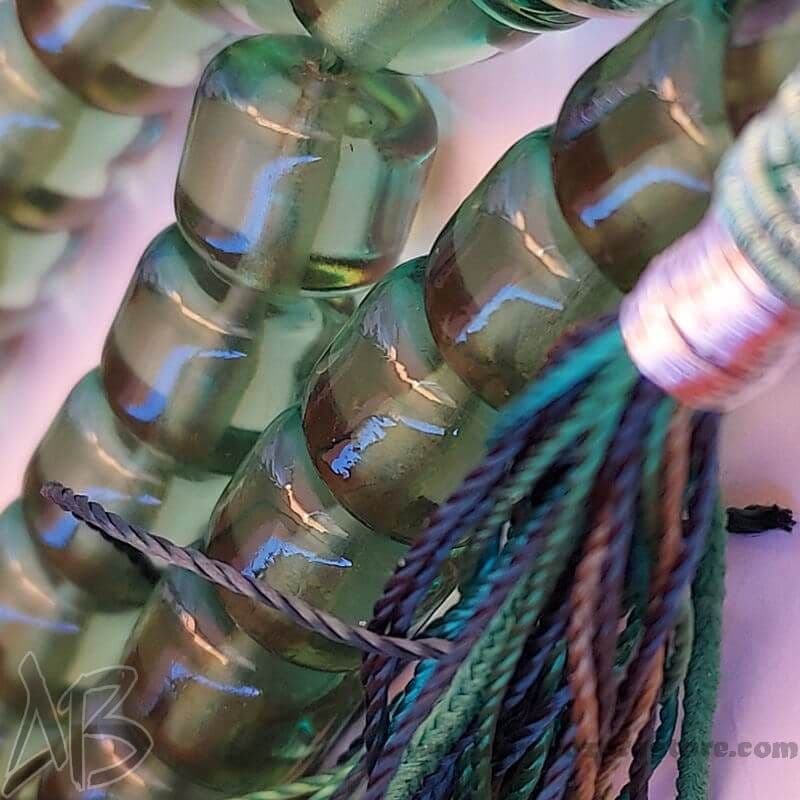 تسبیح سندلوس اصل 47 دانه معطر استوانه ای کد 724 — تصویر ۴