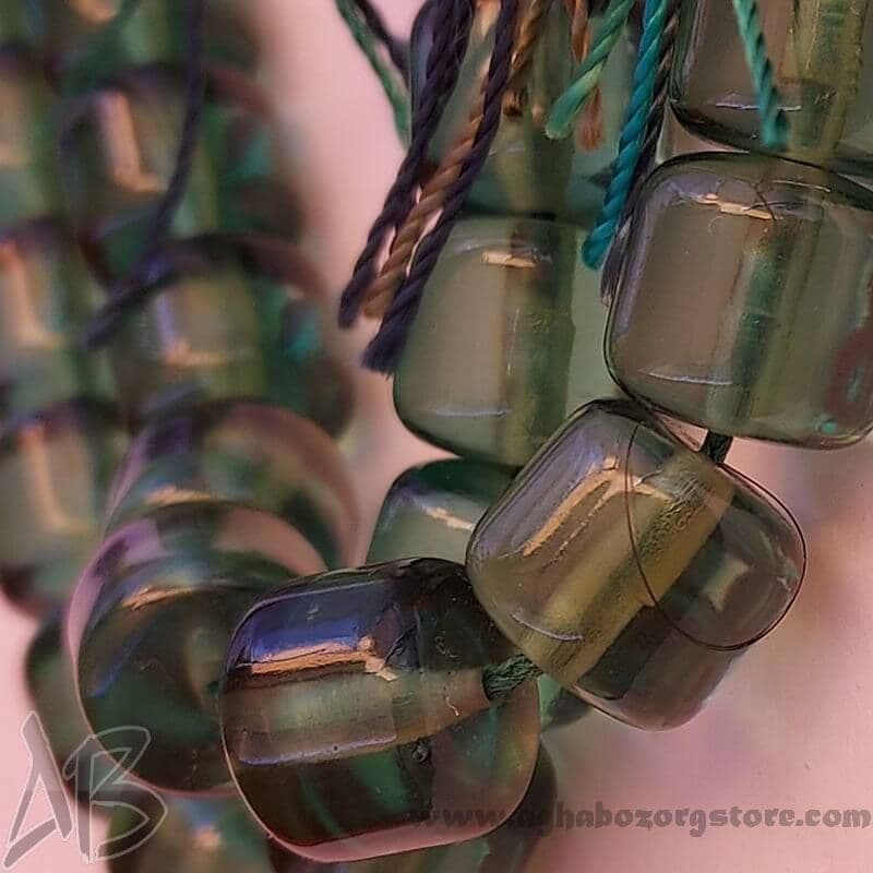 تسبیح سندلوس اصل 47 دانه معطر استوانه ای کد 724 — تصویر ۳