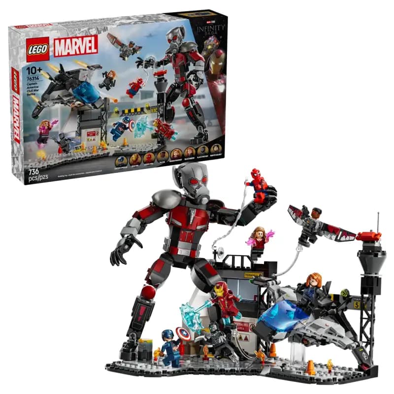لگو Captain America: Civil War Action Battle سری مارول کد 76314