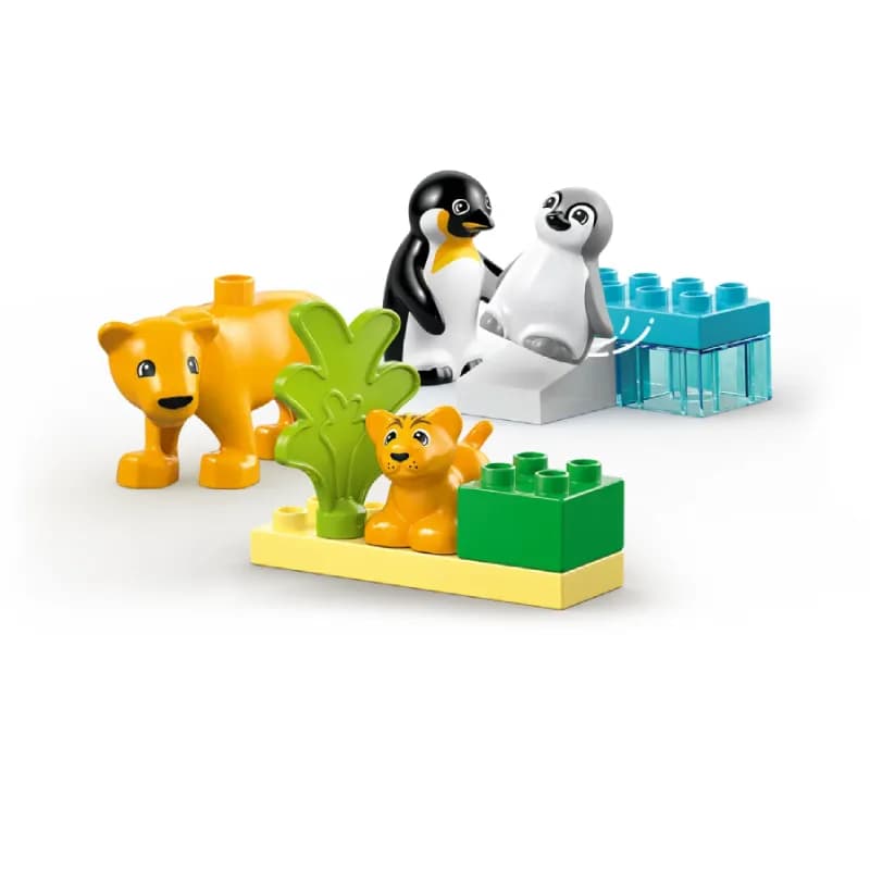 لگو Wild Animal Families: Penguins & Lions سری دوپلو کد 10442 — تصویر ۵