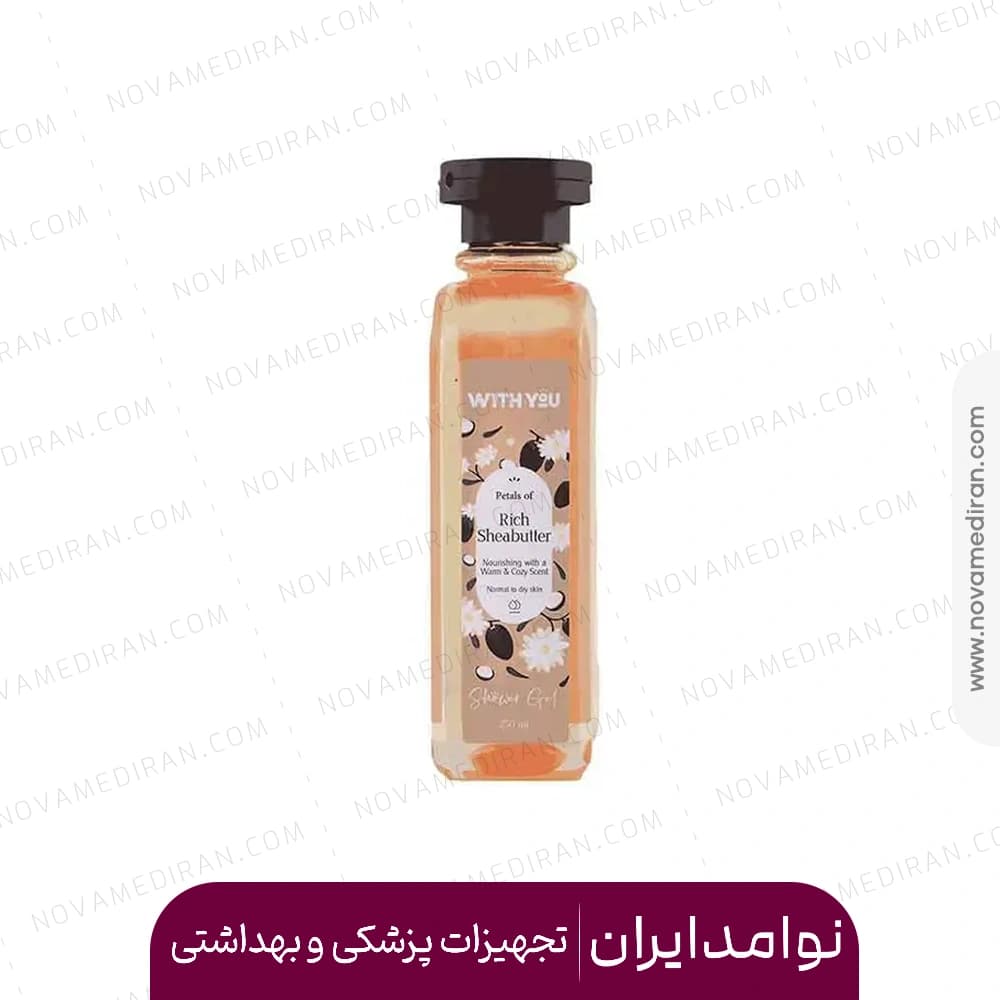 شامپو بدن ريچ شيا باتر پوست های خشک ويت يو 250 ميلی ليتر