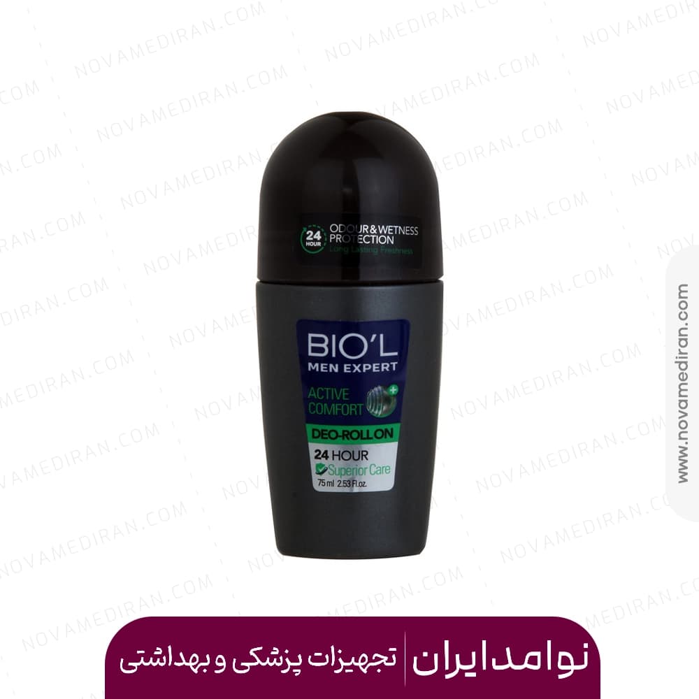 رول ضد تعریق مردانه بیول مدل active comfort با رایحه هرمس حجم ۷۵ میل