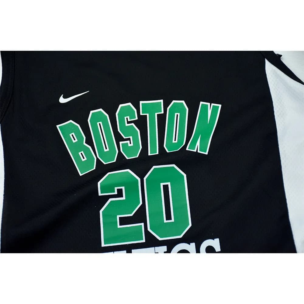 ست تاپ و شلوارک لش مردانه مشکی طرح BOSTON23 مدل 11572 — تصویر ۲