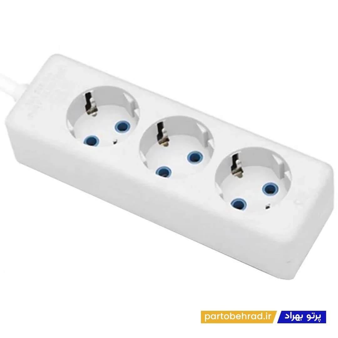 3 خانه ارتدار بدون کلید با کابل 3 متر مدل شهاب پارت الکتریک