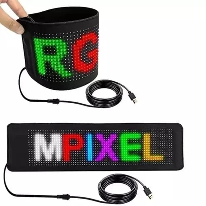 پنل نمایشگر ماتریکسی LED منعطف مدل ۱۲x۶۰ با کنترل و افکت اکولایزر-فروش استثنائی — تصویر ۲
