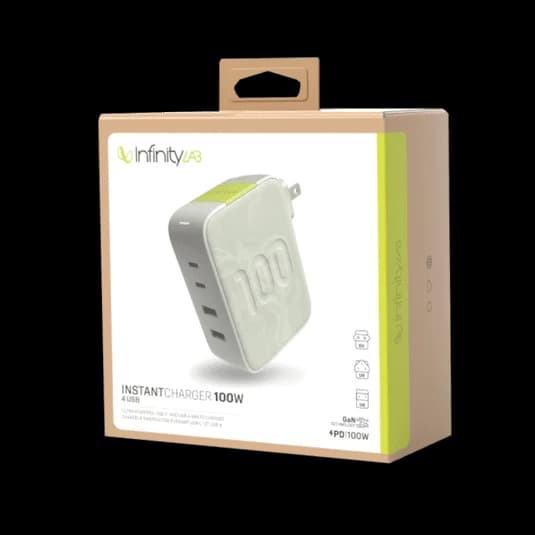 شارژر دیواری 100 واتی هارمن InfinityLAB مدل 4 پورت USB با فناوری GaN-فروش استثنائی