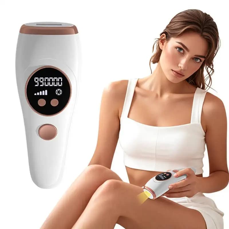دستگاه لیزر موهای زائد خانگی 999999 شات IPL | حذف مو بدون درد با تکنولوژی یخ و عمر طولانی-فروش استثنائی — تصویر ۶