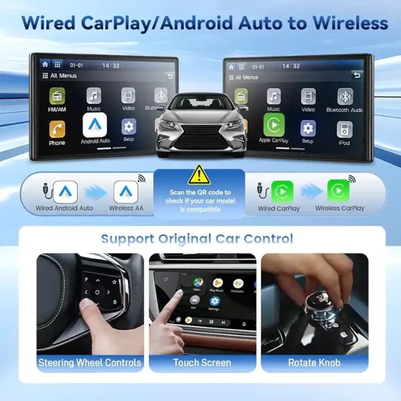 دانگل وایرلس Carlinkit Mini Ultra3 | کارپلی و اندروید اتو بدون سیم-فروش استثنائی — تصویر ۵
