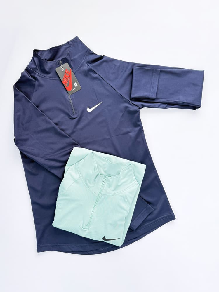 بلوز لاکرا آستین بلند نیم زیپ فینگر دار نایکی Nike — تصویر ۶