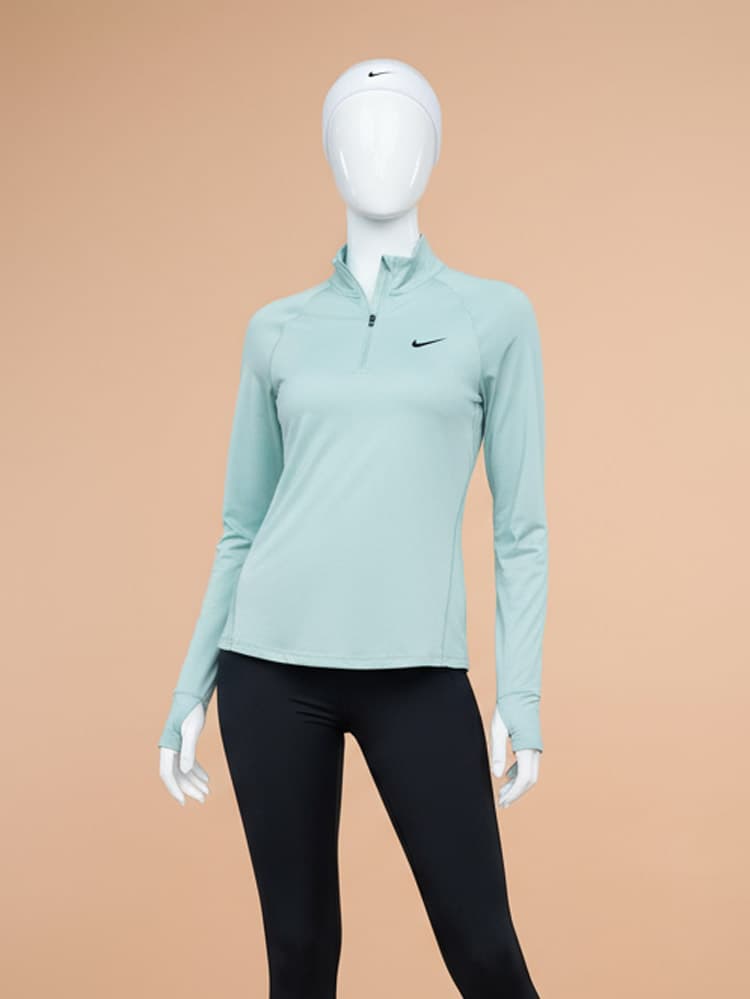 بلوز لاکرا آستین بلند نیم زیپ فینگر دار نایکی Nike — تصویر ۷