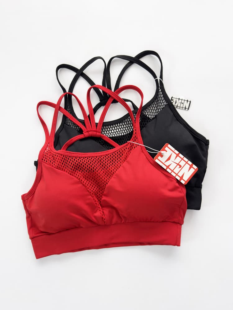 نیمتنه کاپدار ورزشی بند دوبل ضربدری نایکی Nike — تصویر ۴
