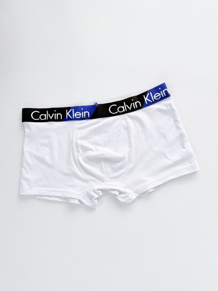 شورت پادار مردانه نخ پنبه جعبه ای کش رنگی کلوین کلاین Calvin Klein — تصویر ۲