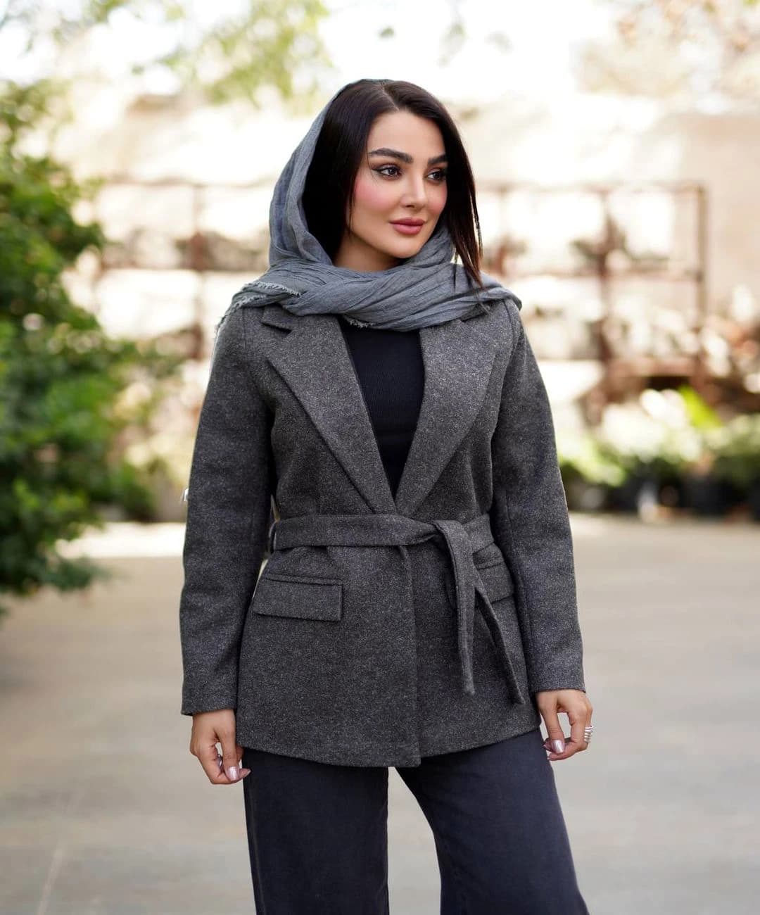 پالتو فوتر آستردار کوتاه مدل مهرین |کد:5020 — تصویر ۳