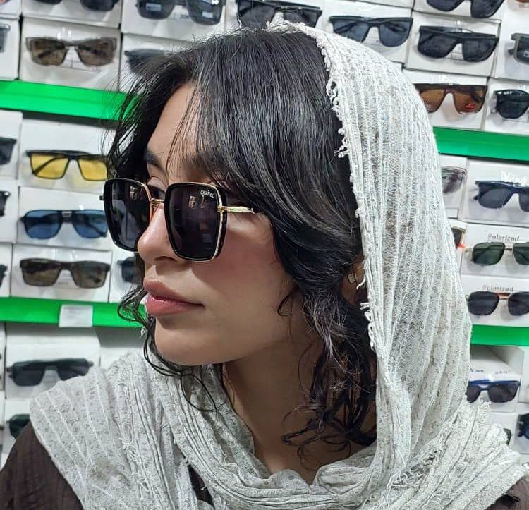 عینک آفتابی ترند مربعی شنل chanel کد105 — تصویر ۲