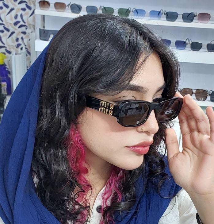عینک آفتابی ترند مستطیلی میومیو Miu Miu کد104 — تصویر ۲
