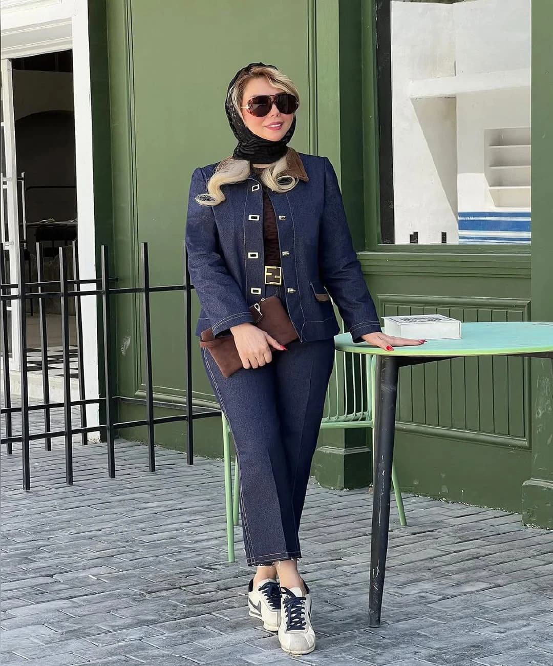 کت شلوار جین مدل شاهرو