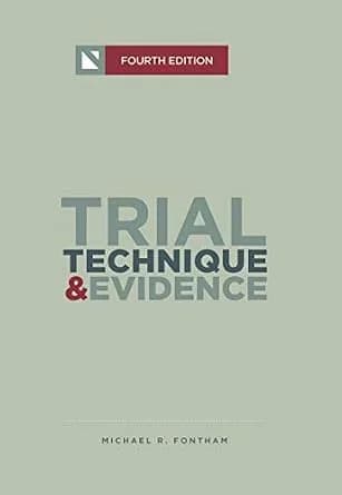 و دانلود نسخه کامل کتاب زبان اصلی Trial Technique and Evidence: Trial Tactics and Sponsorship Strategies (NITA) PDF | دانلود کتاب خارجی