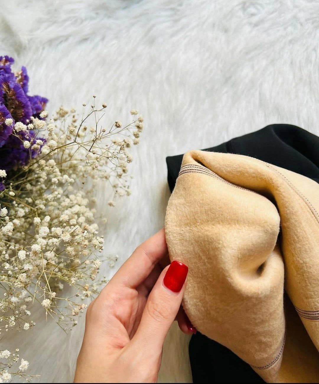 جوراب شلواری داخل شنل مدل شهگل — تصویر ۴