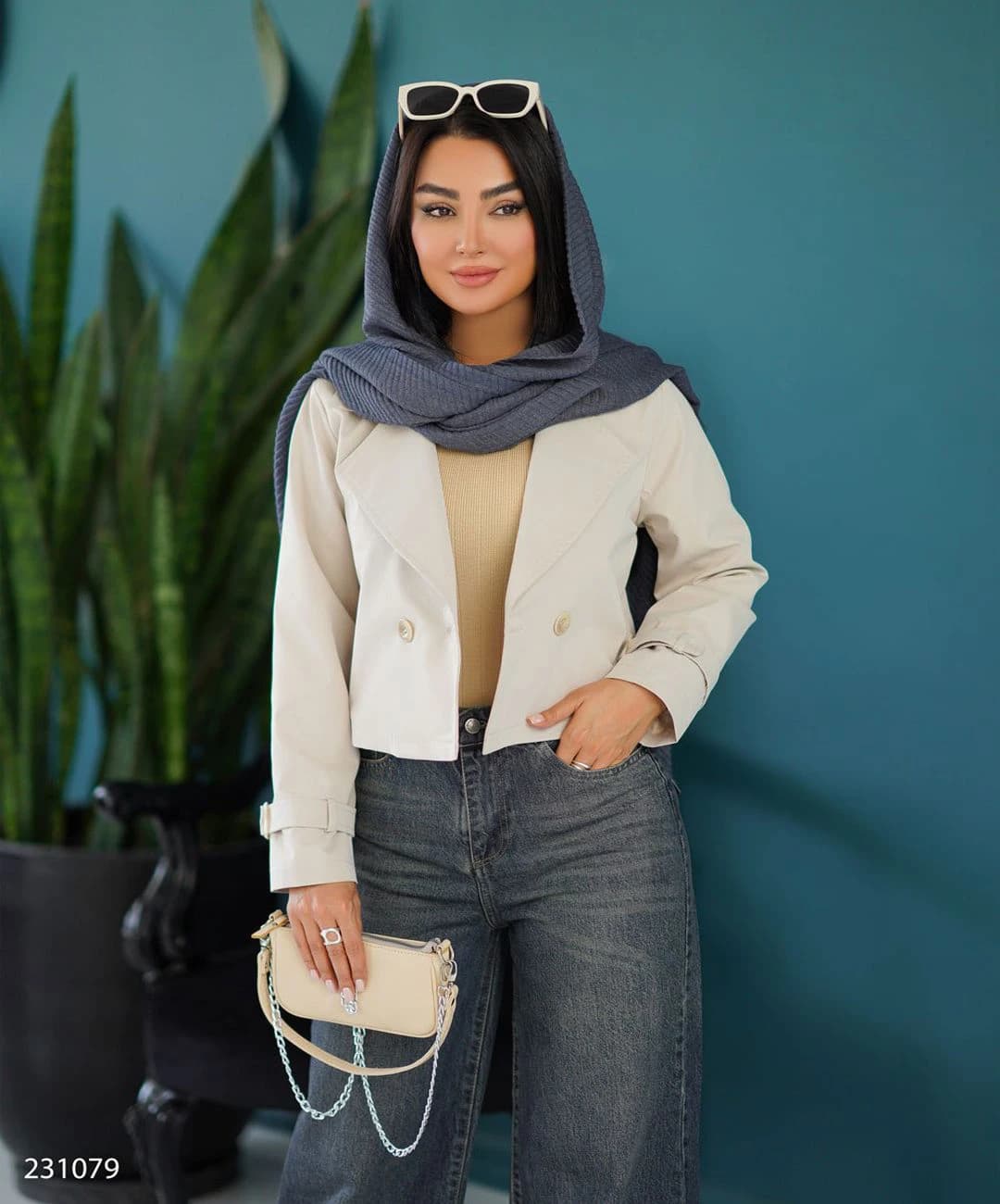 ست کت سارافون کتان تی سی مدل ماهتیسا — تصویر ۲