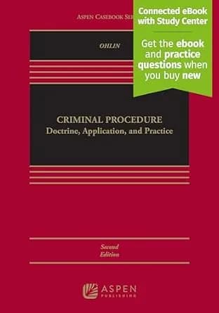 و دانلود نسخه کامل کتاب زبان اصلی Criminal Procedure: Doctrine, Application, and Practice (Aspen Casebook Series) PDF | دانلود کتاب خارجی