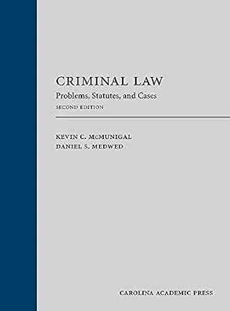 و دانلود نسخه کامل کتاب زبان اصلی Criminal Law: Problems, Statutes, and Cases, Second Edition PDF | دانلود کتاب خارجی