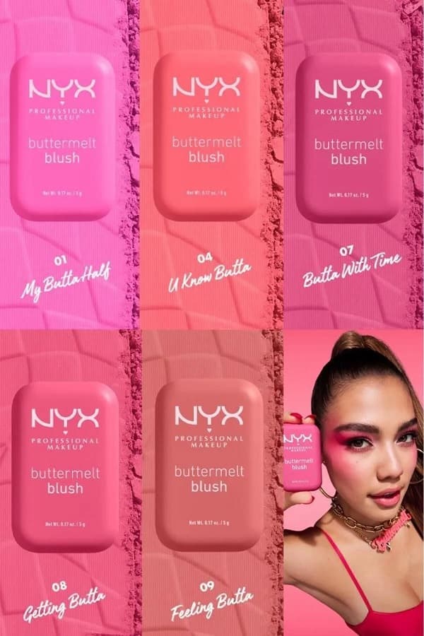 رژگونه نیکس کالکشن باترملت | NYX Professional makeup Buttermelt Blush — تصویر ۳