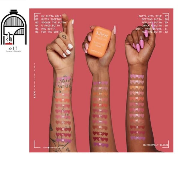 رژگونه نیکس کالکشن باترملت | NYX Professional makeup Buttermelt Blush — تصویر ۲