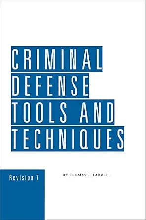 و دانلود نسخه کامل کتاب زبان اصلی Criminal Defense Tools and Techniques PDF | دانلود کتاب خارجی