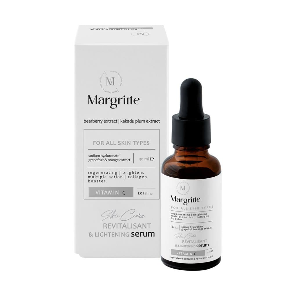 سرم روشن کننده و احیا کننده ویتامین سی مارگریت 30 میلی لیترMargritte Revitalisant And Lightening Serum 30 ml — تصویر ۲