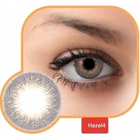 لنز چشم رنگی گلامور (GLAMOUR) مدل عسلی کد 4 (Hazel4)