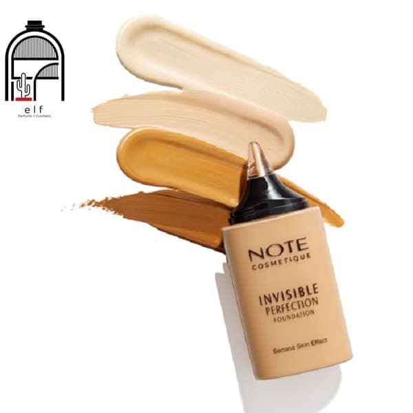 کرم پودر فلوئیدی نوت مدل Invisible Perfection حجم 35 میلی لیتر Note Invisible Perfection Foundation 35 ml