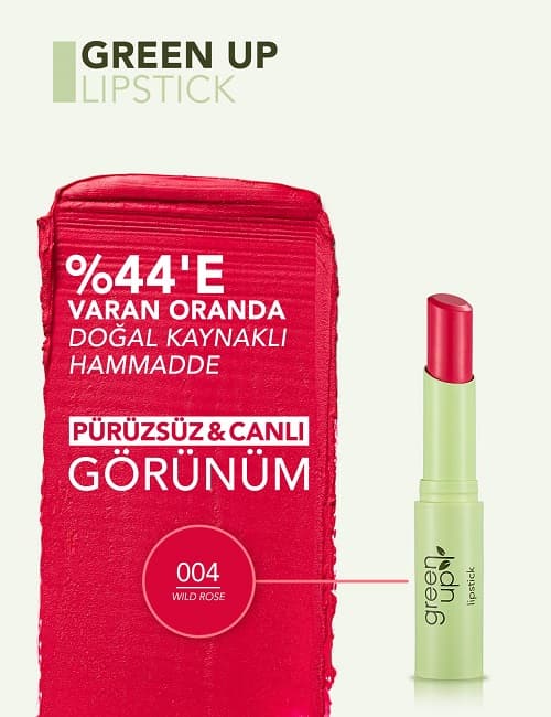 رژلب مات گرین آپ فلورمار Green Up Lipstick — تصویر ۴