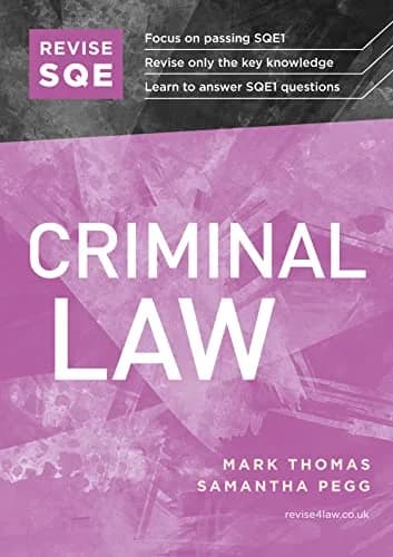 و دانلود نسخه کامل کتاب زبان اصلی Revise SQE Criminal Law: SQE1 Revision Guide Kindle Edition PDF | دانلود کتاب خارجی