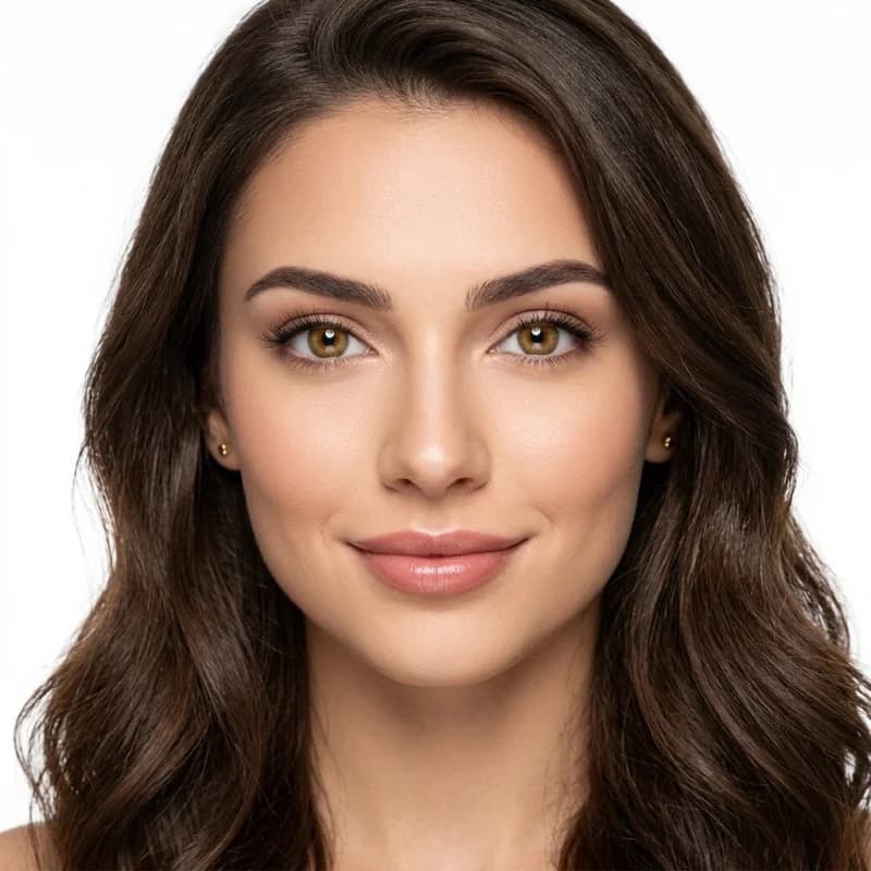 لنز روزانه نیوویژن مدل Hazel 2 رنگ فندقی عسلی — تصویر ۲