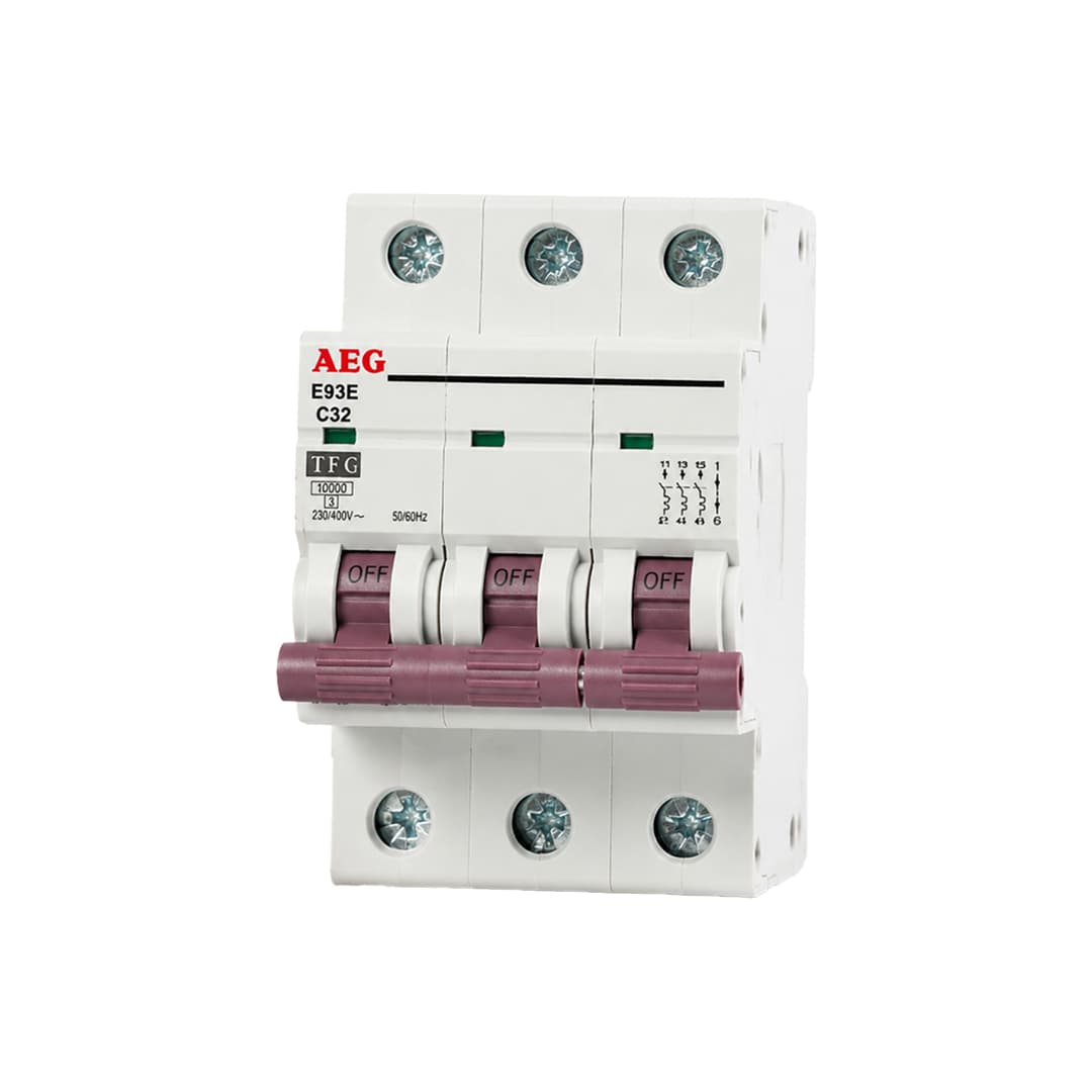 فیوز مینیاتوری سه فاز 25 امپر برند AEG