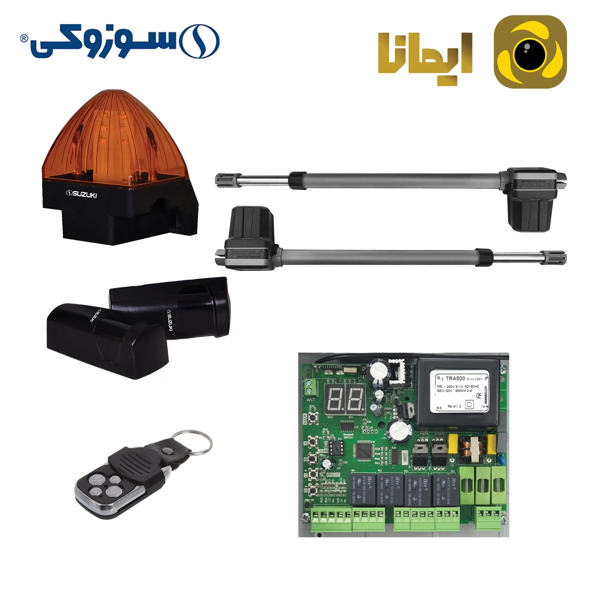 پکیج جک درب پارکینگ مدل 600 سوزوکی — تصویر ۲